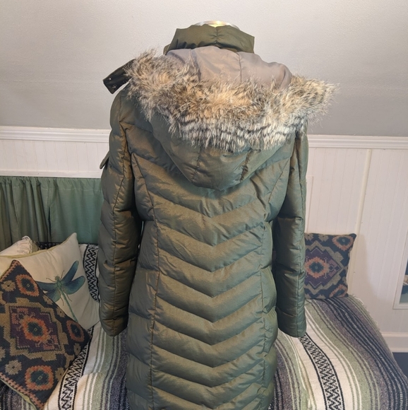 Eddie Bauer/ Sun Valley Down Parka / Green / MT - Picture 6 of 8